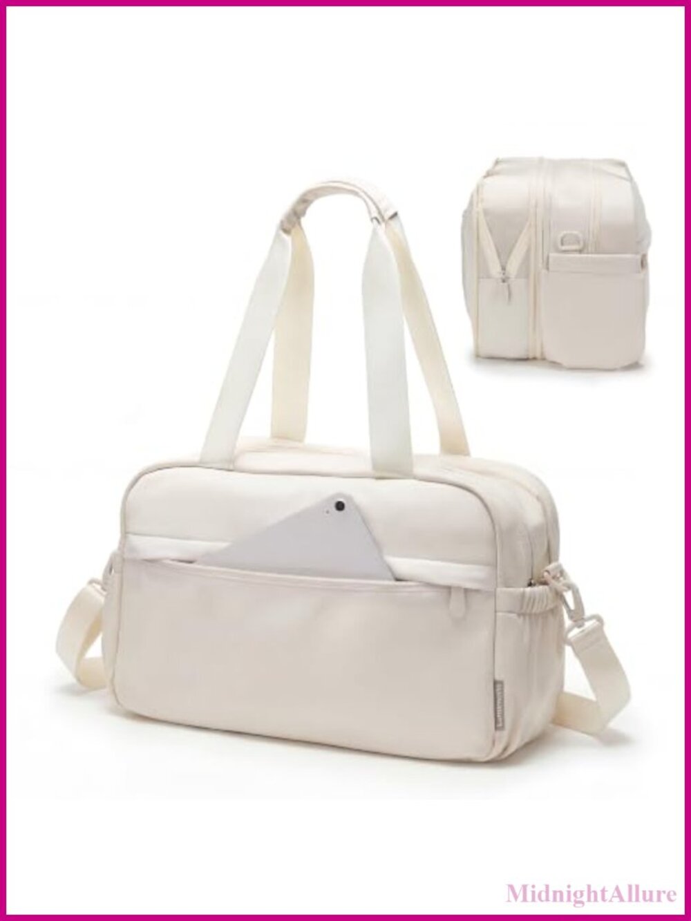 Expandable Underseat Carry-On Weekender Travel Duffel Bag 20L Polyester